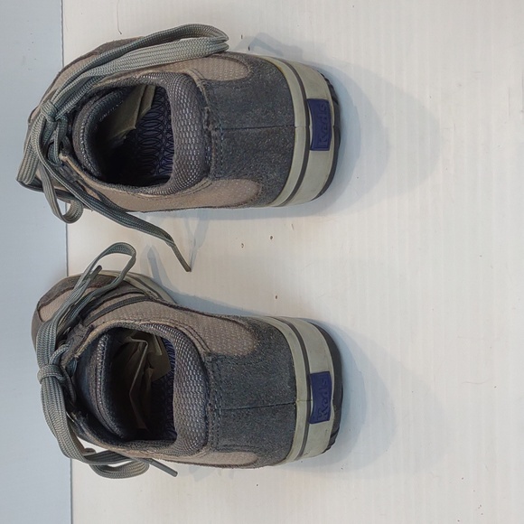 Keds Women's Gray Suede & Taupe Mesh Lace Up Sneakers WH39440 - Picture 5 of 15